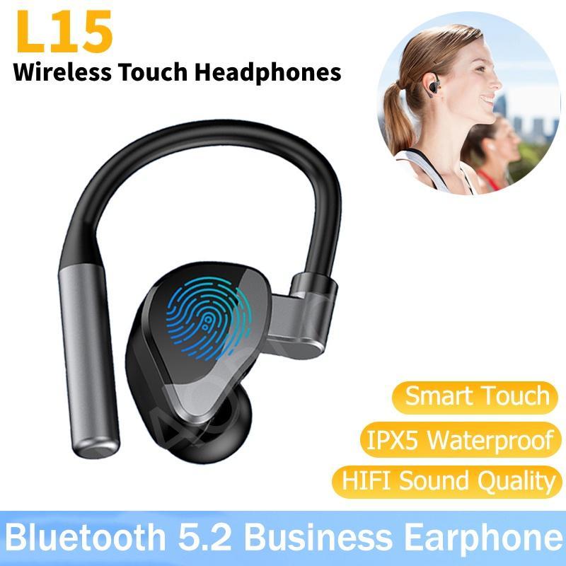 Tai Nghe Bluetooth 5.2 Nhét Tai L15 Chống Nước Chống Mồ Hôi Phong Cách Thể Thao