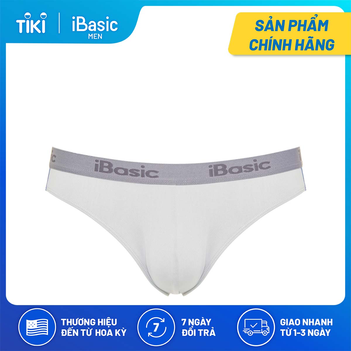 Combo 3 quần lót nam brief poly iBasic PANM006