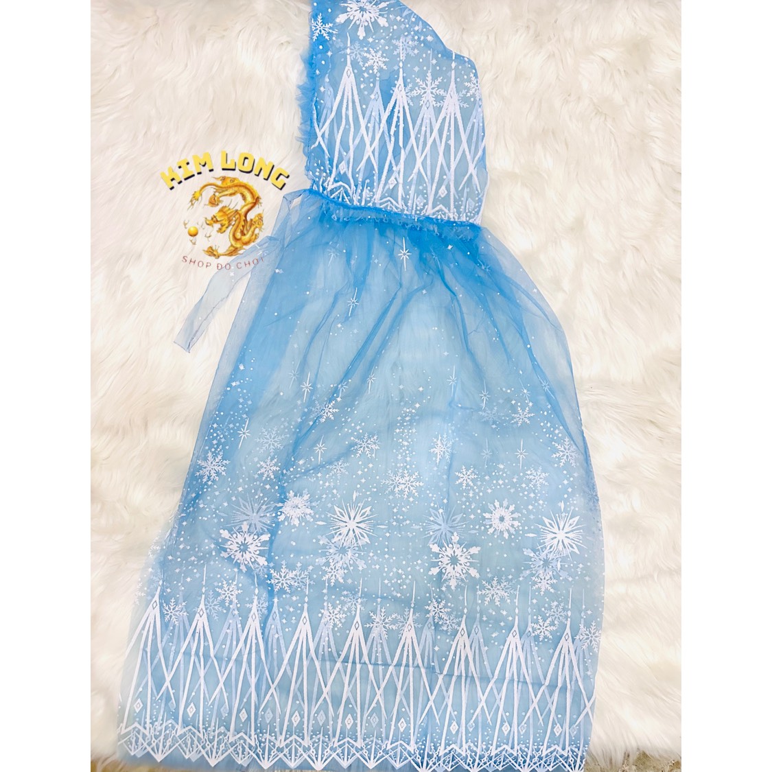 Áo choàng công chúa ELSA - NỮ HOÀNG BĂNG GIÁ màu xanh và hồng cho bé gái trang phục hóa trang HALLOWEEN