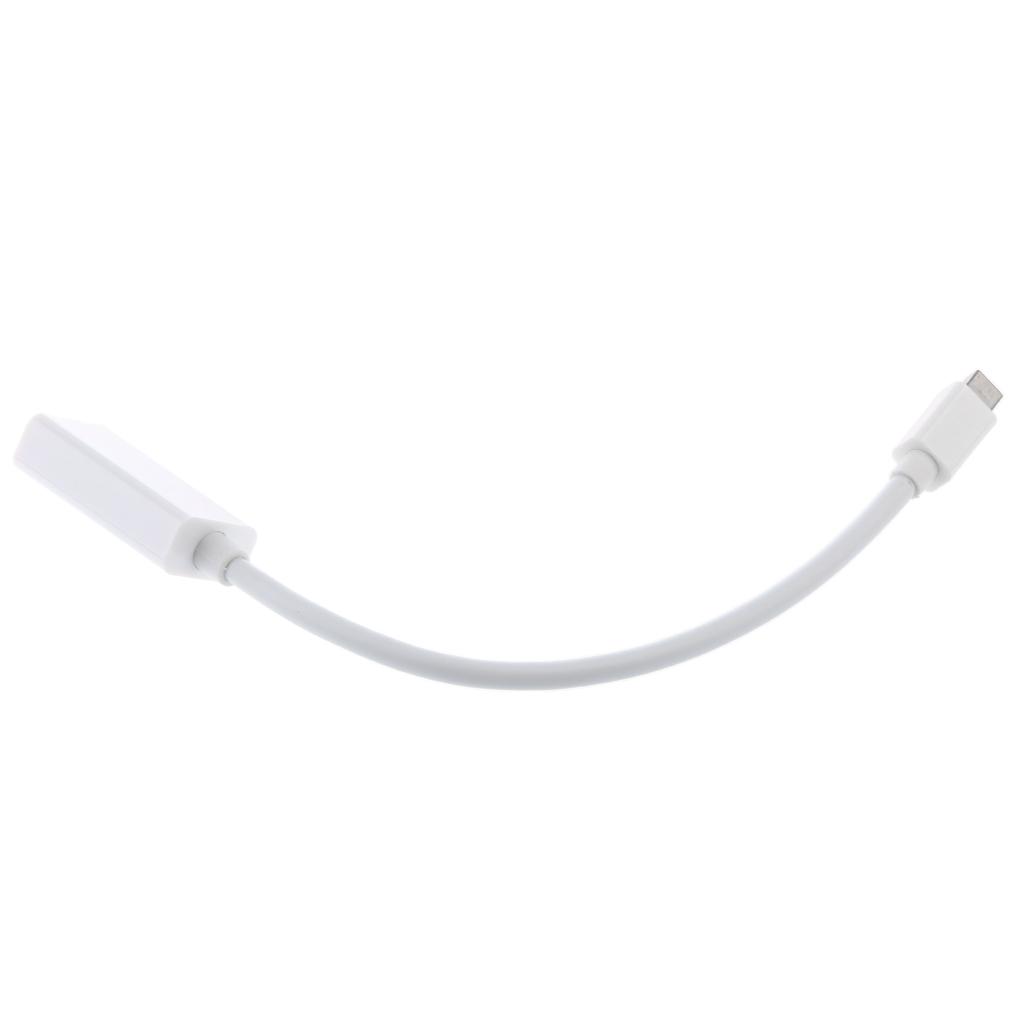1080P Mini DisplayPort To HDMI HDTV Male To Female Converter W/ 6inch Cable