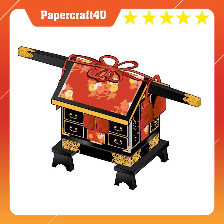 Mô hình giấy Lễ hội Búp Bê Hinakazari