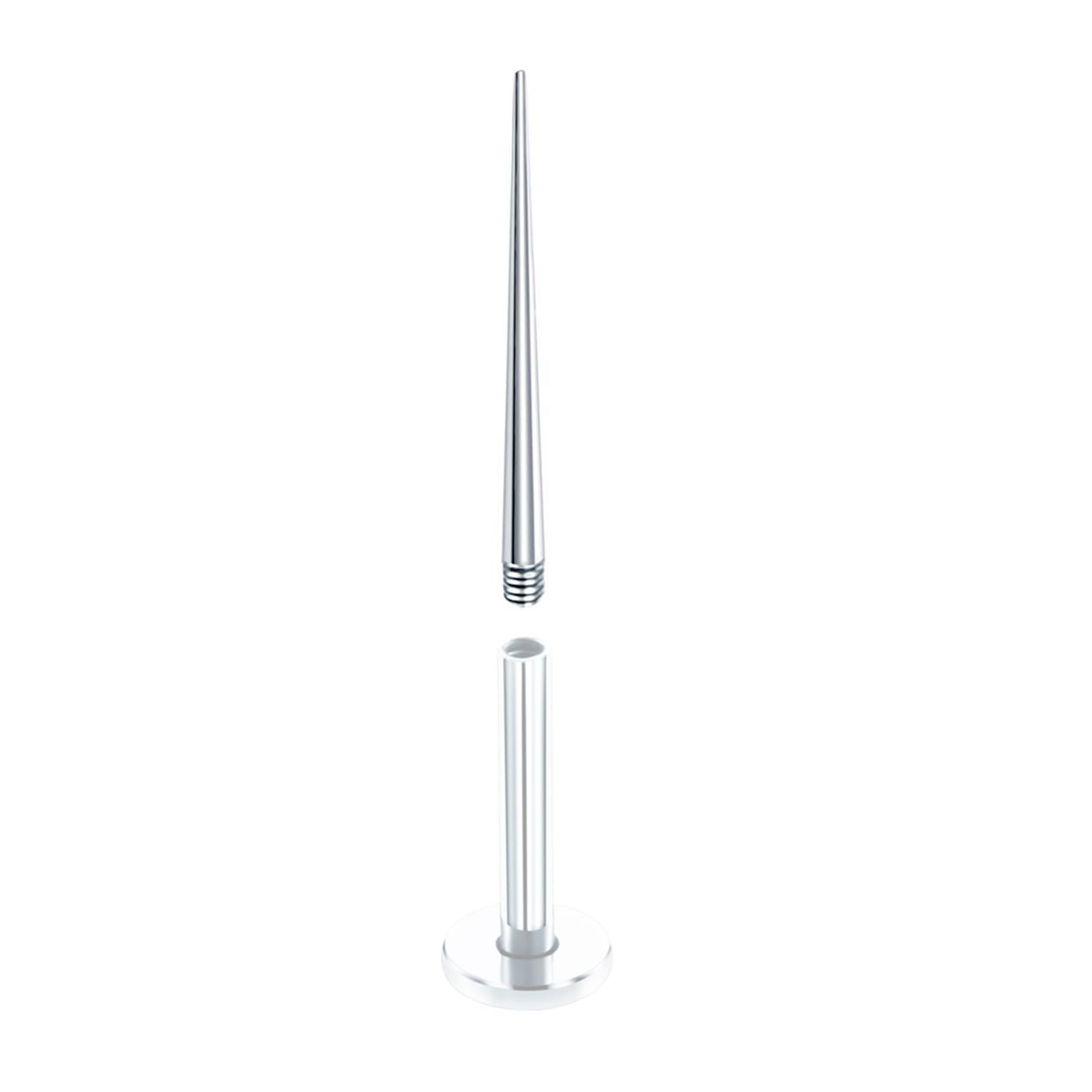 Threaded Taper Threaded Insertion Taper Insertion Pin Taper for Nose Navel 1.2mm