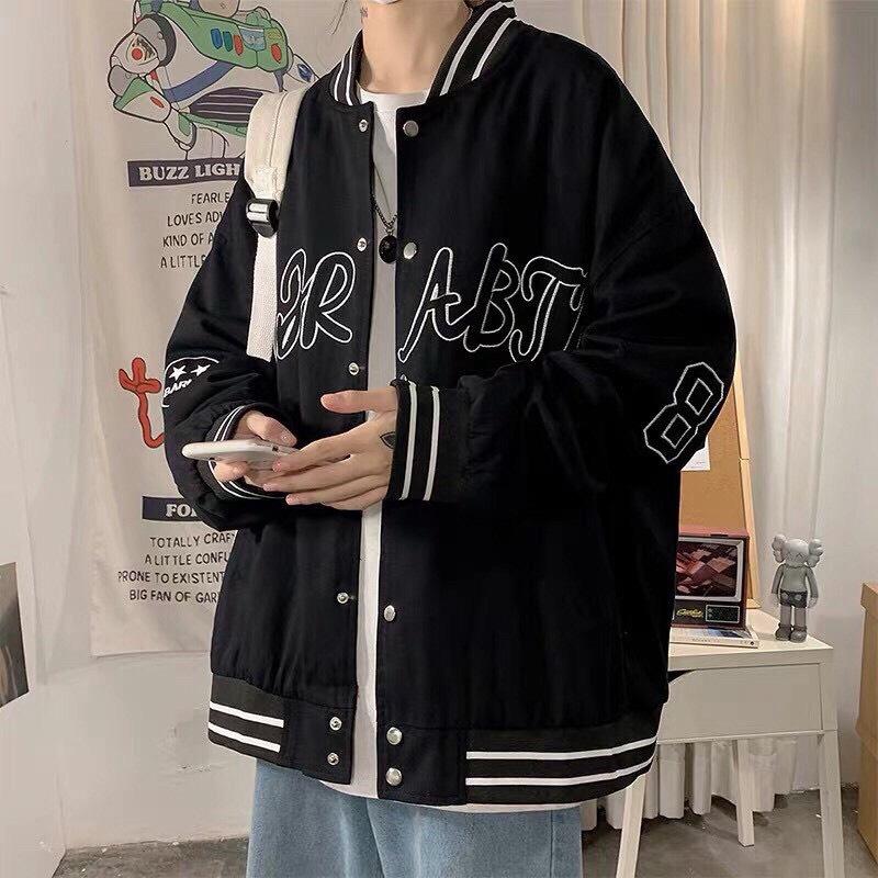 ÁO KHOÁC BOMBER NAM NỮ FORM RỘNG THỜI TRANG HOTTREND CHO CÁC BẠN TRẺ 2022 THỜI TRANG NAM 1986