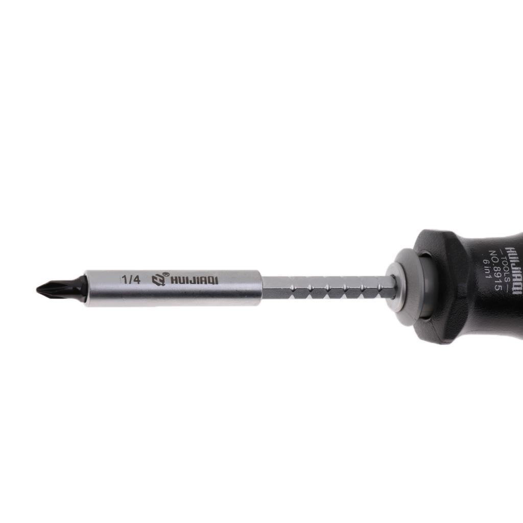 6 In 1 Opening Repair Tools Kit Screwdriver Phillips/Slotted Screwdrivers