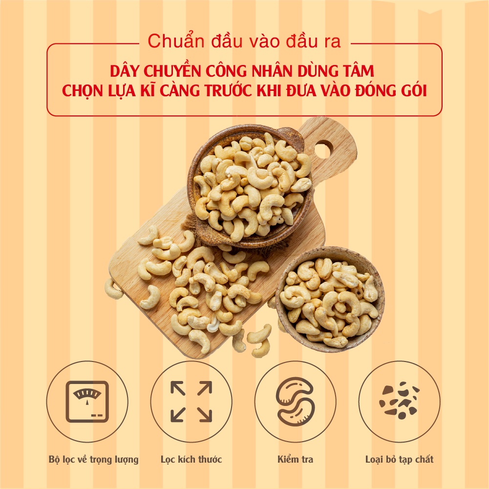 Hạt Điều Muối 454g Dan D Pak