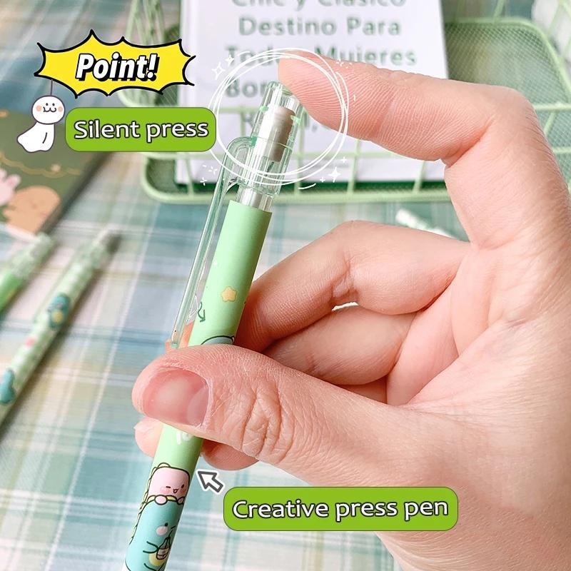 Hộp Bút Chì Bấm / Bút Chì Cơ Tự Động Vẽ Hoạt Hình Dễ Thương Dành Cho Học Sinh / Văn Phòng