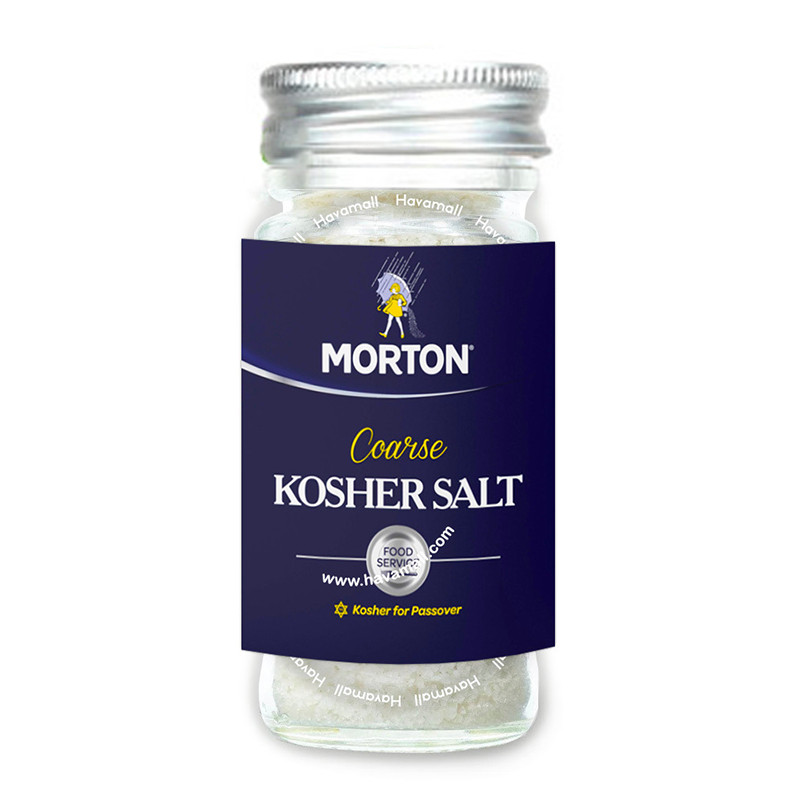 Muối Kosher Hạt Thô Morton Lọ 136g – Kosher Salt