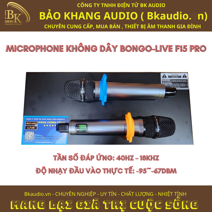 Micro không dây cầm tay thế hệ mới thương hiệu USA với khả năng hút âm cực mạnh kết hợp công nghệ chống hú giúp người hát không cảm thấy mệt.