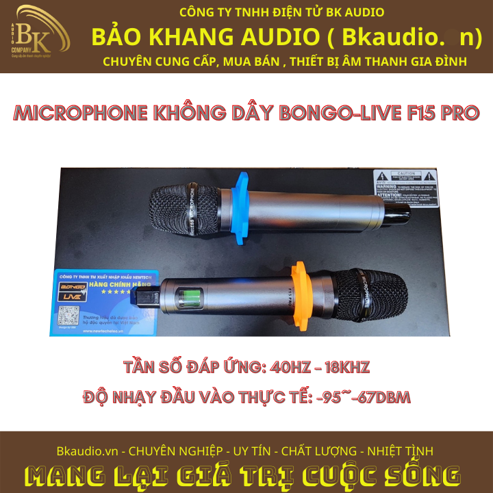 Micro không dây cầm tay thế hệ mới thương hiệu USA với khả năng hút âm cực mạnh kết hợp công nghệ chống hú giúp người hát không cảm thấy mệt.