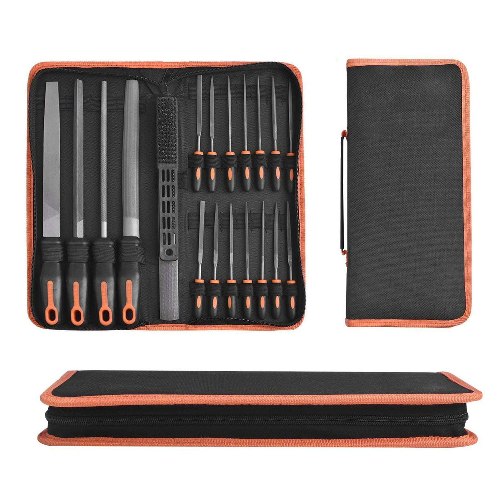 20x Carbon Steel File Set Precision File Set Woodworking Tools for Jewelry Carpentry