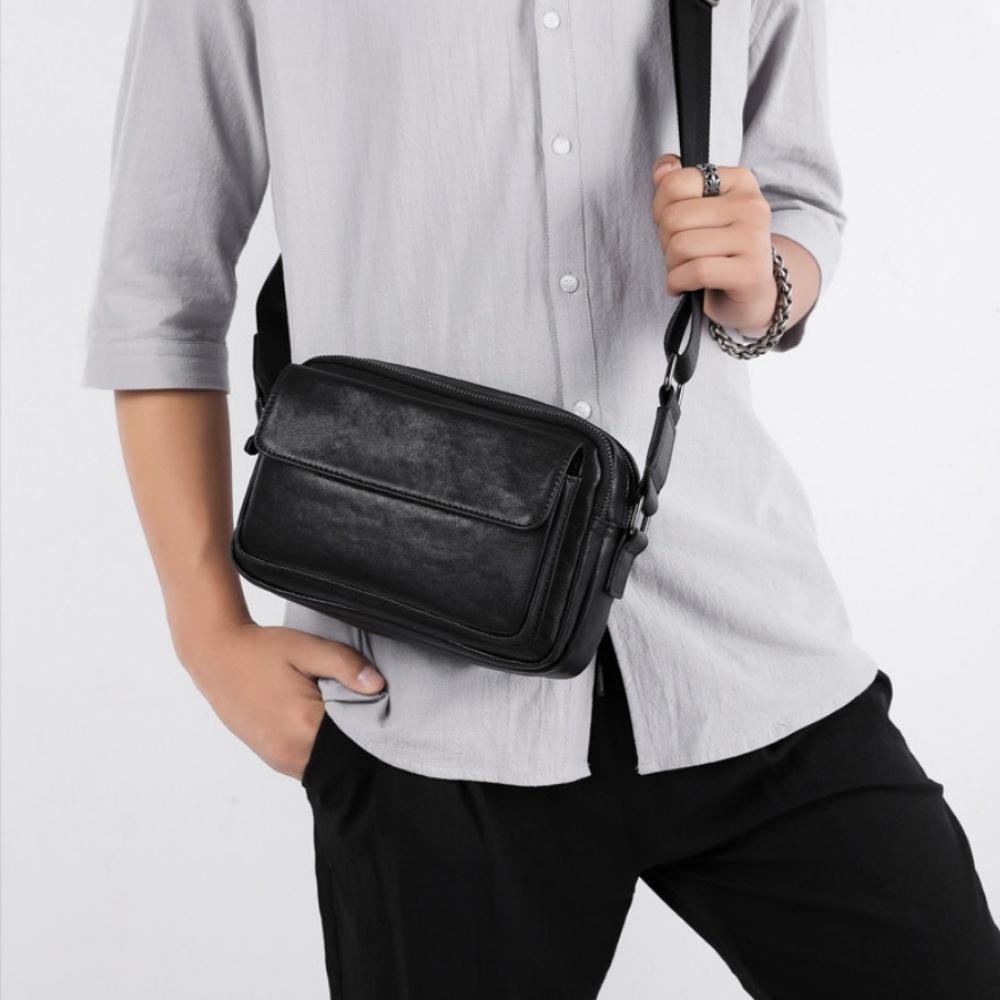 Túi đeo chéo nam nữ,Da Pu cao cấp,Size: 23x16x7 cm ,Chống thấm nước -Kiểu dáng trẻ trung, cá tính -