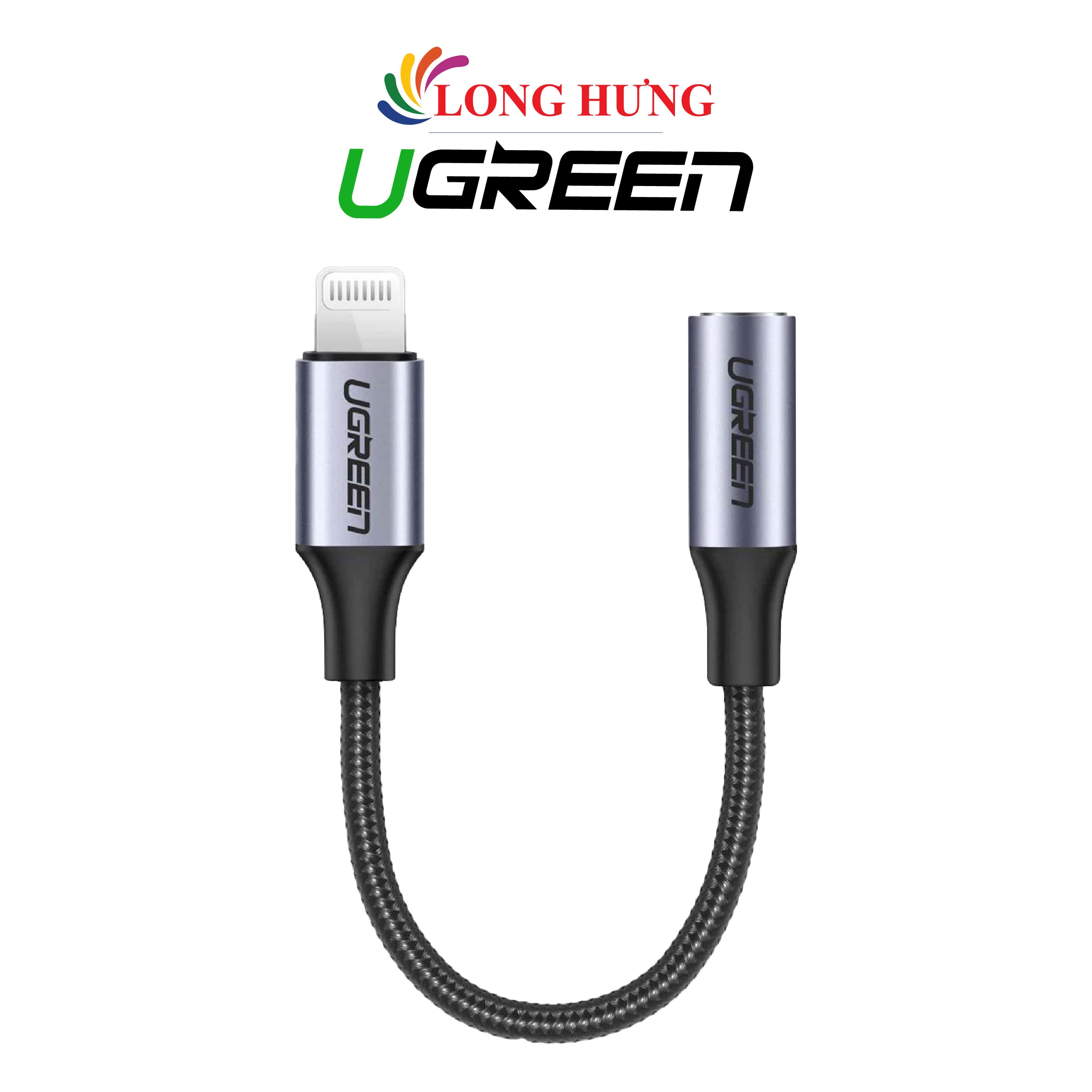 Cổng chuyển đổi Ugreen Lightning to 3.5mm Headset Adapter US211 30756 - Hàng chính hãng