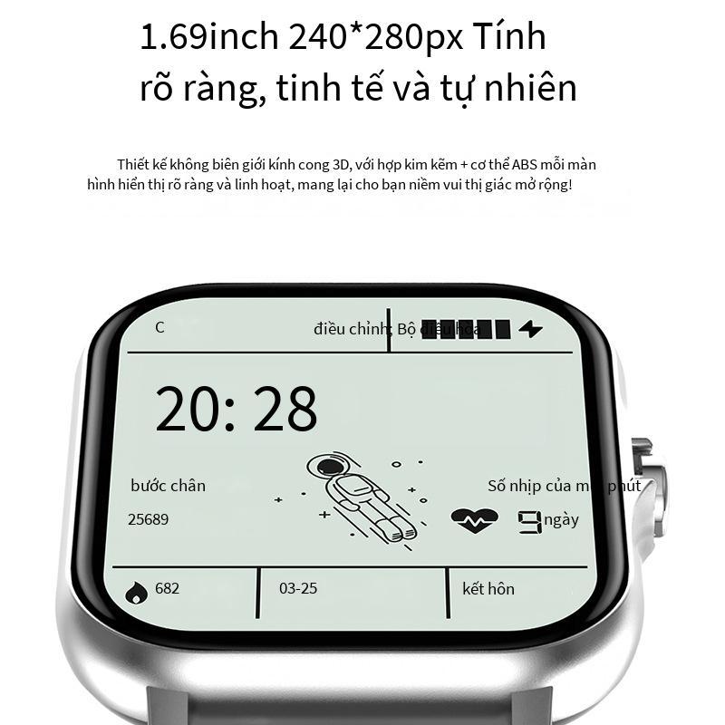 Vận Chuyển Nhanh GT20 Đồng Hồ Thông Minh Cuộc Gọi Bluetooth Đĩa Tùy Chỉnh Điều Khiển Nhạc Nhịp Tim Theo Dõi Huyết Áp Chức Năng Thể Thao Đa Năng