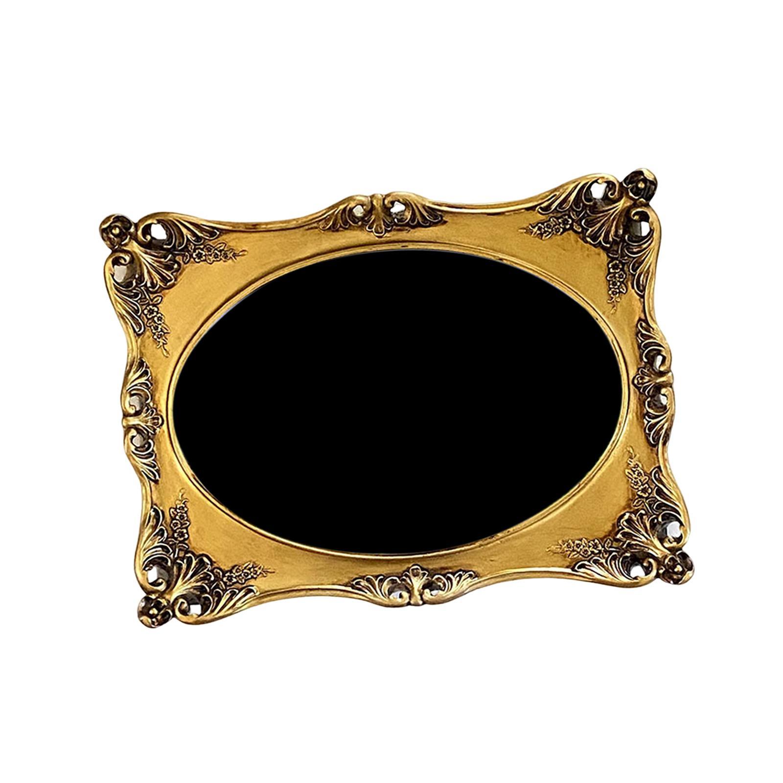 Hand Carved Floral Resin Photo Frame Office European Style Picture Frame