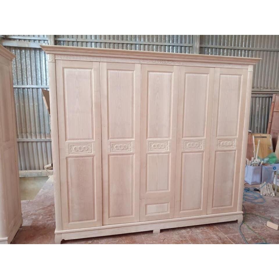 Tủ áo gỗ sồi