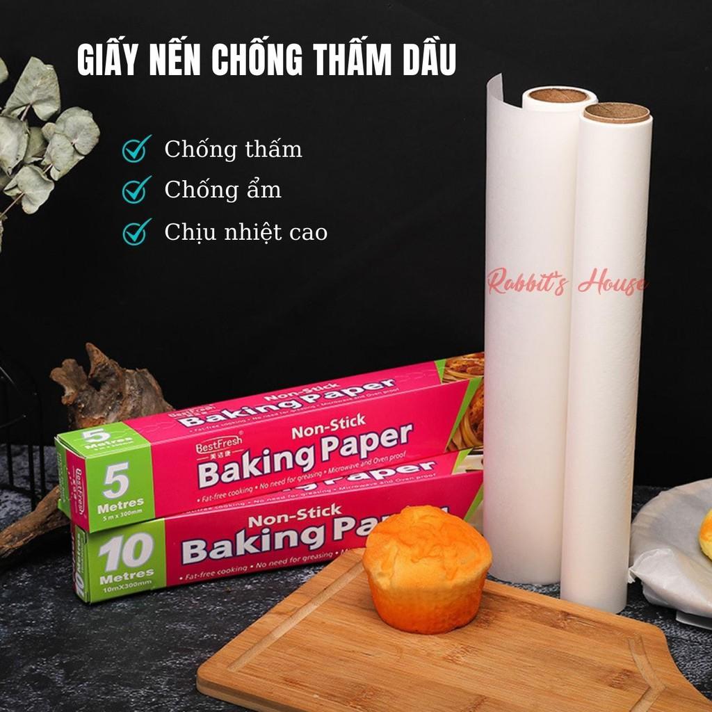 Giấy nến, giấy sáp lót nướng bánh, thức ăn chống dính, chống thấm dầu chịu nhiệt cao