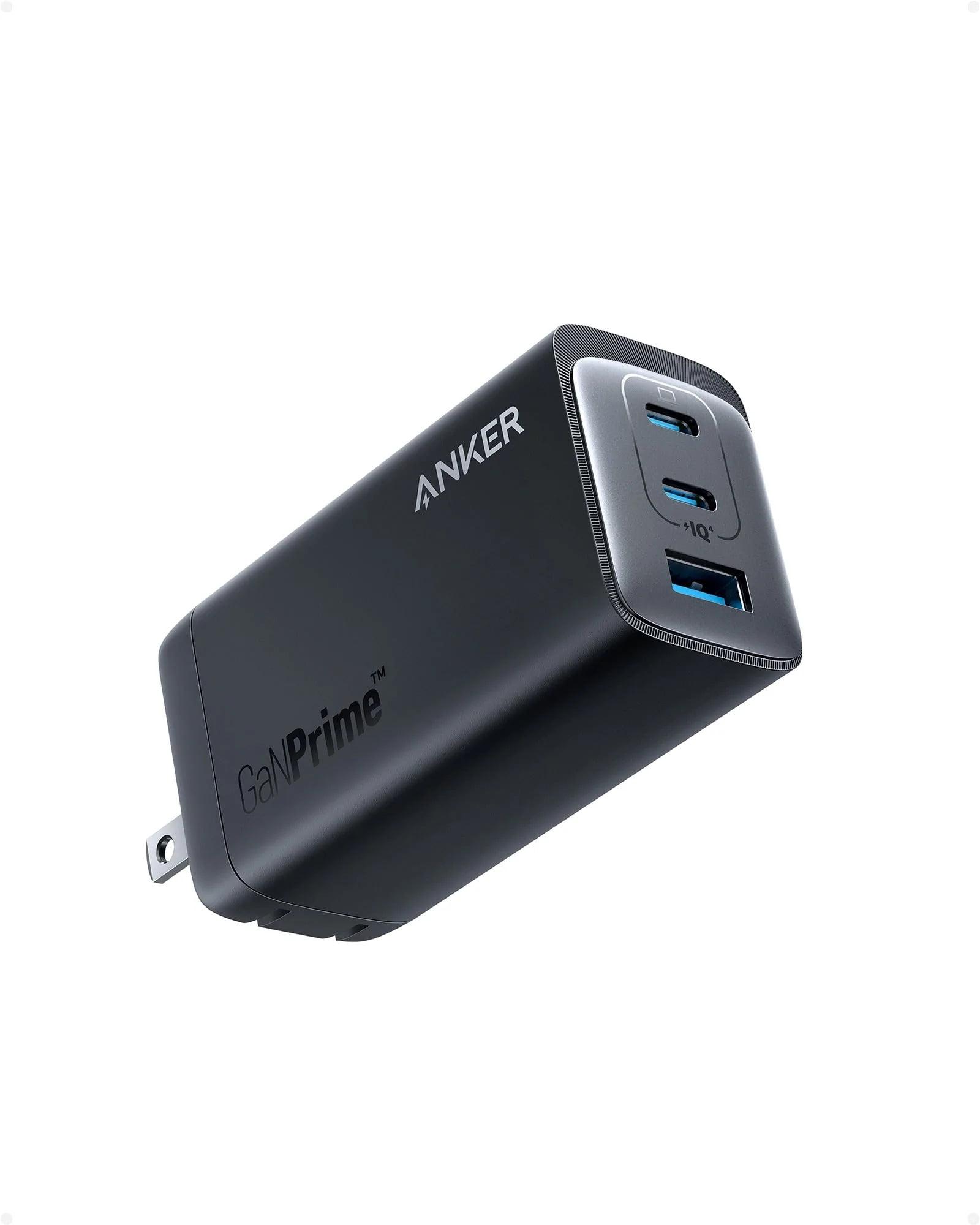 Củ sạc Anker 737 GaNPrime 2C1A 120W Đen (Black) A2148111 - Hàng Chính Hãng