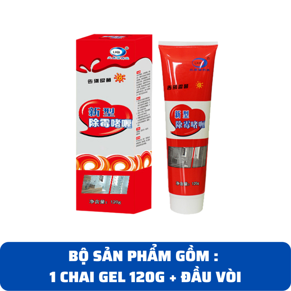 Gel Khử Mốc Máy Giặt ,Tủ Lạnh ,Lavabo,Bồn Cầu ,Vòi Sen Cực Mạnh ,Xoá Tan Vết Mốc Và Diệt Vi Khuẩn Nhanh Chóng K184