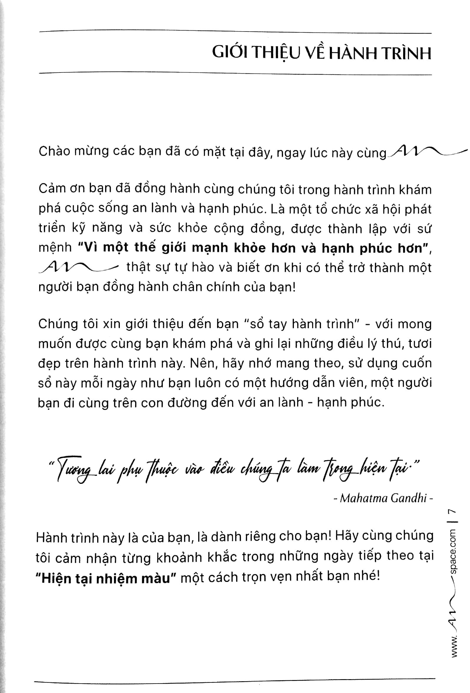 Sổ Tay Hành Trình - Hiện Tại Tuyệt Vời