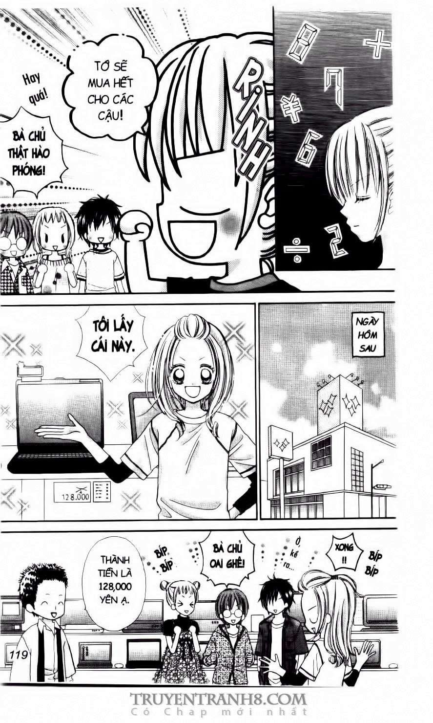 tiệm thời trang, love cotton chapter 11 4