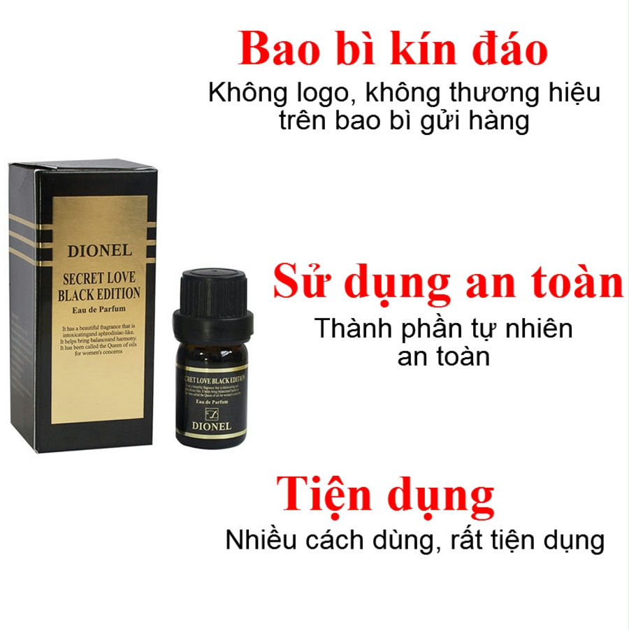 Nước hoa vùng kín Dionel Secret Love Black Edition 5ml 