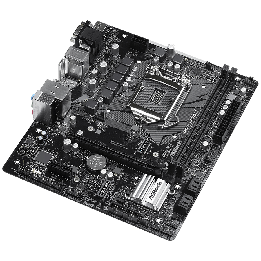 Bo Mạch Chủ Mainboard ASRock H410M-HDV/M2 - Hàng Chính Hãng