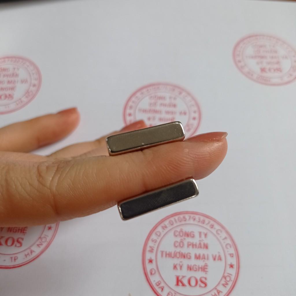 NAM CHÂM VĨNH CỬU MẠ NIKEL KÍCH THƯỚC 20X10X5MM