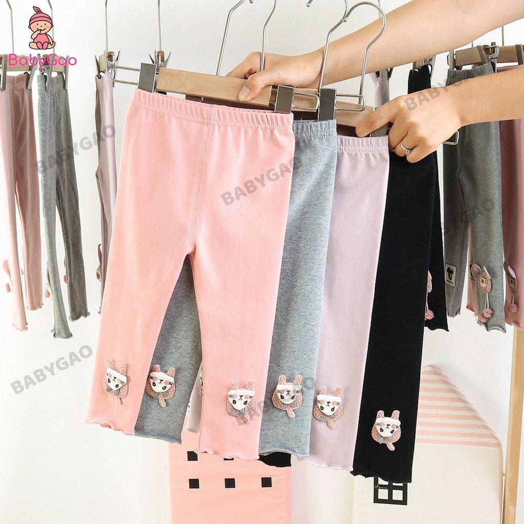 BabyGao Quần legging bé gái  (Hàng Quảng Châu loại 1), quần thun dài cho bé họa tiết hoạt hình siêu xinh mẫu 2020