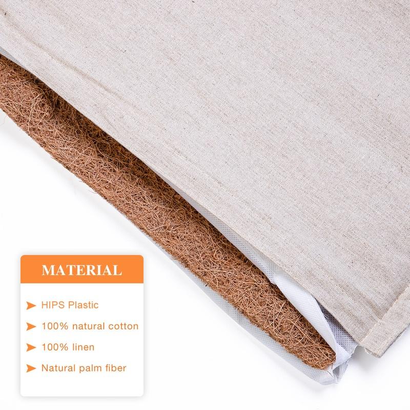 Nature Linen Coconut palm Massage Yoga mat sport pillow mat with bag Lotus Spike Acupressure Mat Cushion yoga matt Fitness