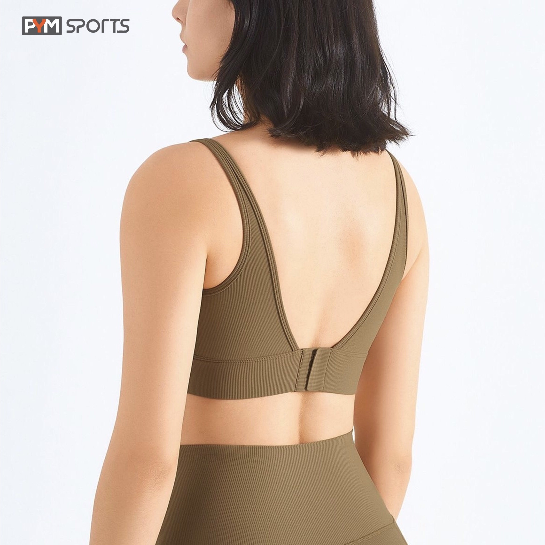 Bra cài sau PYMSPORTS - PYMBR052, Bra yoga, gym kèm mút thấm hút mồ hôi