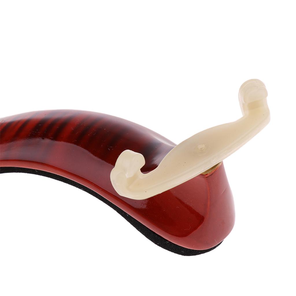 Wooden Violin Fiddle Replacement Shoulder Rest for 4/4 3/4 Scale Violin