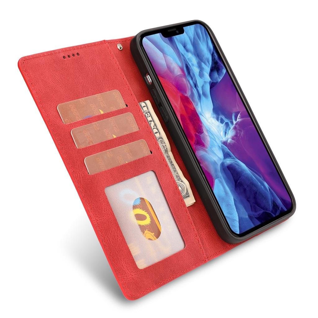 Ốp điện thoại da gập mềm dành cho iPhone XS Max XR 6 Plus /7 Plus / 8 Plus 6 / 7 / 8 /SE Mini