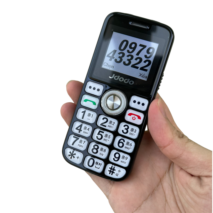 Điện thoại Người Già Jododo T505 - Phím to - Pin dùng 1 tuần - Sạc Type C ( To, Chắc chắn, sạc nhanh)