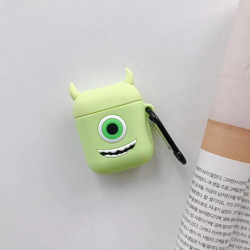 Airpods Case_Ốp Bảo Vệ Cho Airpods 1/2 hình Chú Yêu Tinh Vui Vẻ _Tặng Kèm Móc Khóa Dây Da
