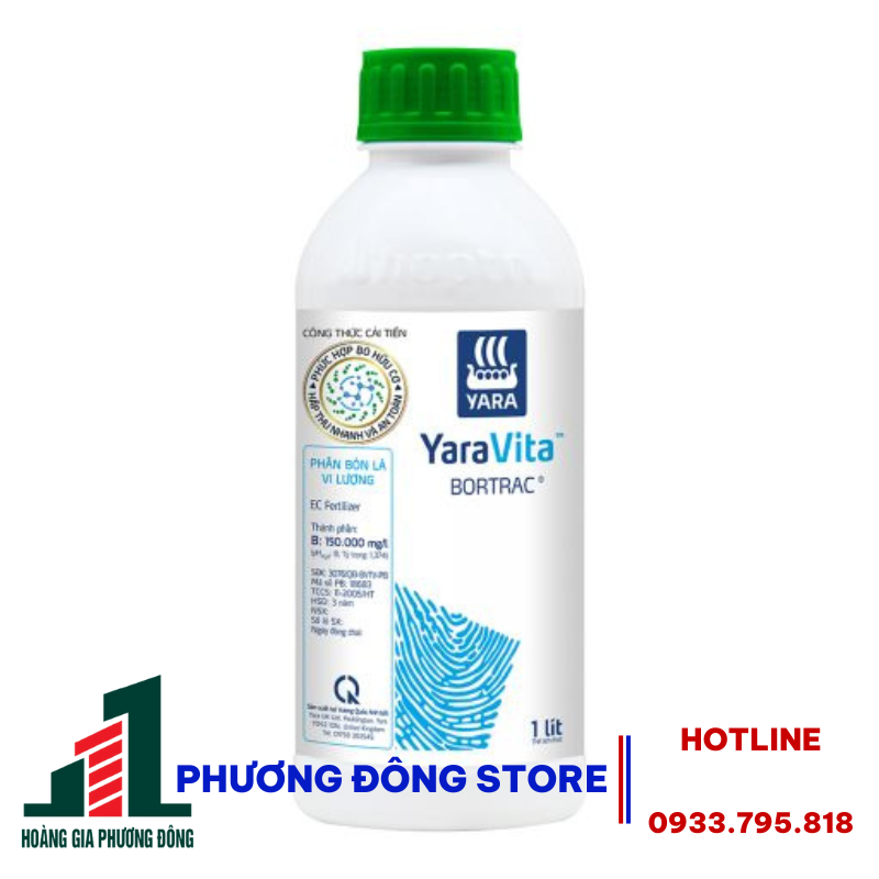 Phân bón lá vi lượng  BORTRAC - gói 10ml , chai 100ml, chai 250ml, chai 500ml, chai  1 lít