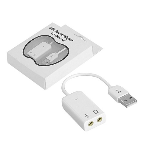 Cáp Chuyển Đổi, Cáp usb sound 7.1 Có Dây. Biến Cổng Usb Thành Cổng Âm Thanh + Tai Nghe - Ổn Định - Nhỏ Gọn
