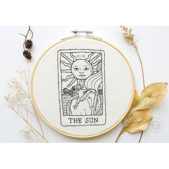 ( siêu đẹp) DIY nguyên liệu thêu tay LÂU ĐÀI CỔ TÍCH/ KIT THÊU HOOP deco home- dành cho tập thêu- nana shop