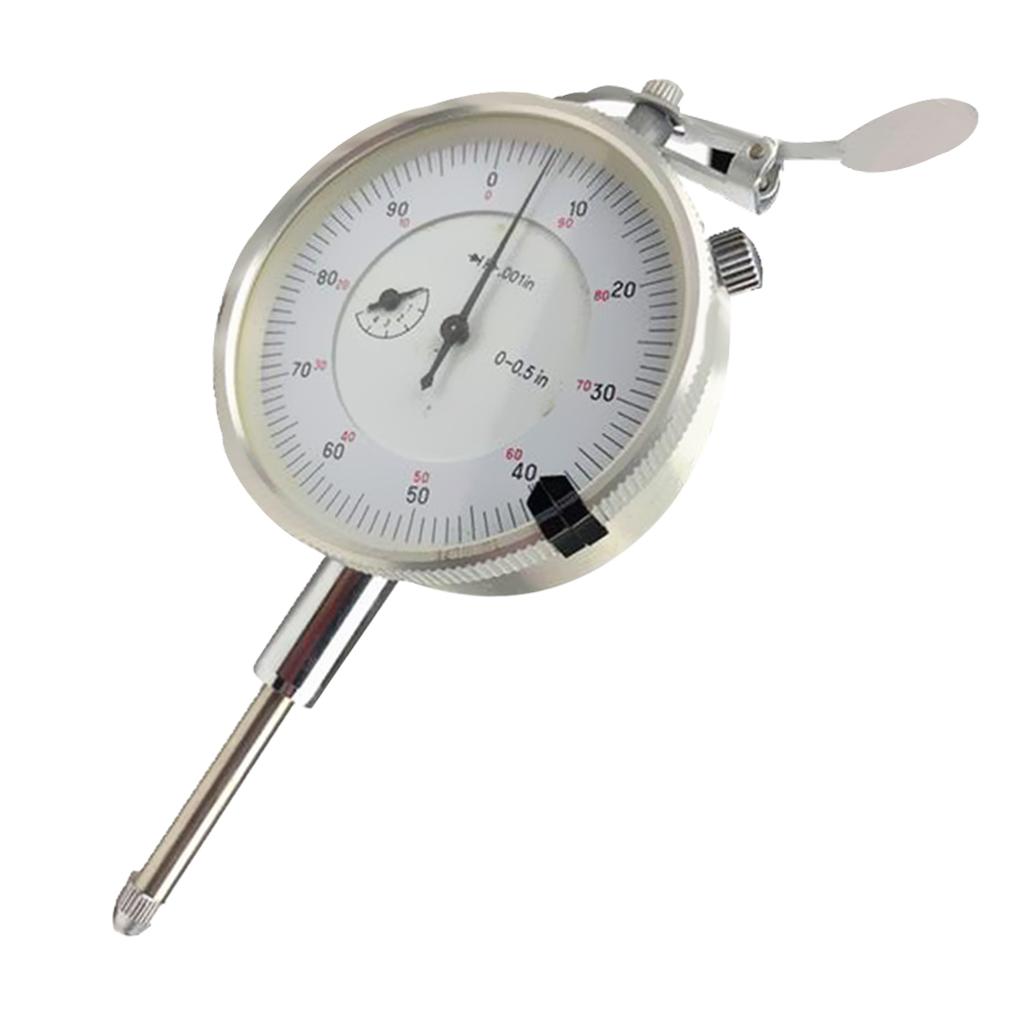 0-0.5Inch Độ Chính Xác Mặt Số Kiểm Tra Chỉ Số Gage Đo với Con Trỏ Hệ Inch