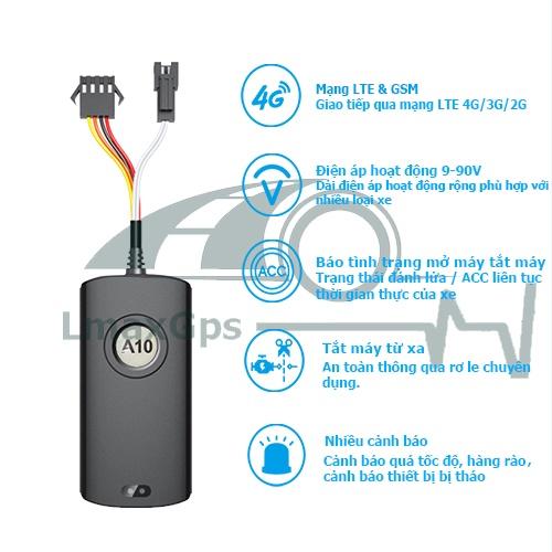 Thiết bị định vị xe máy A10 - 4G