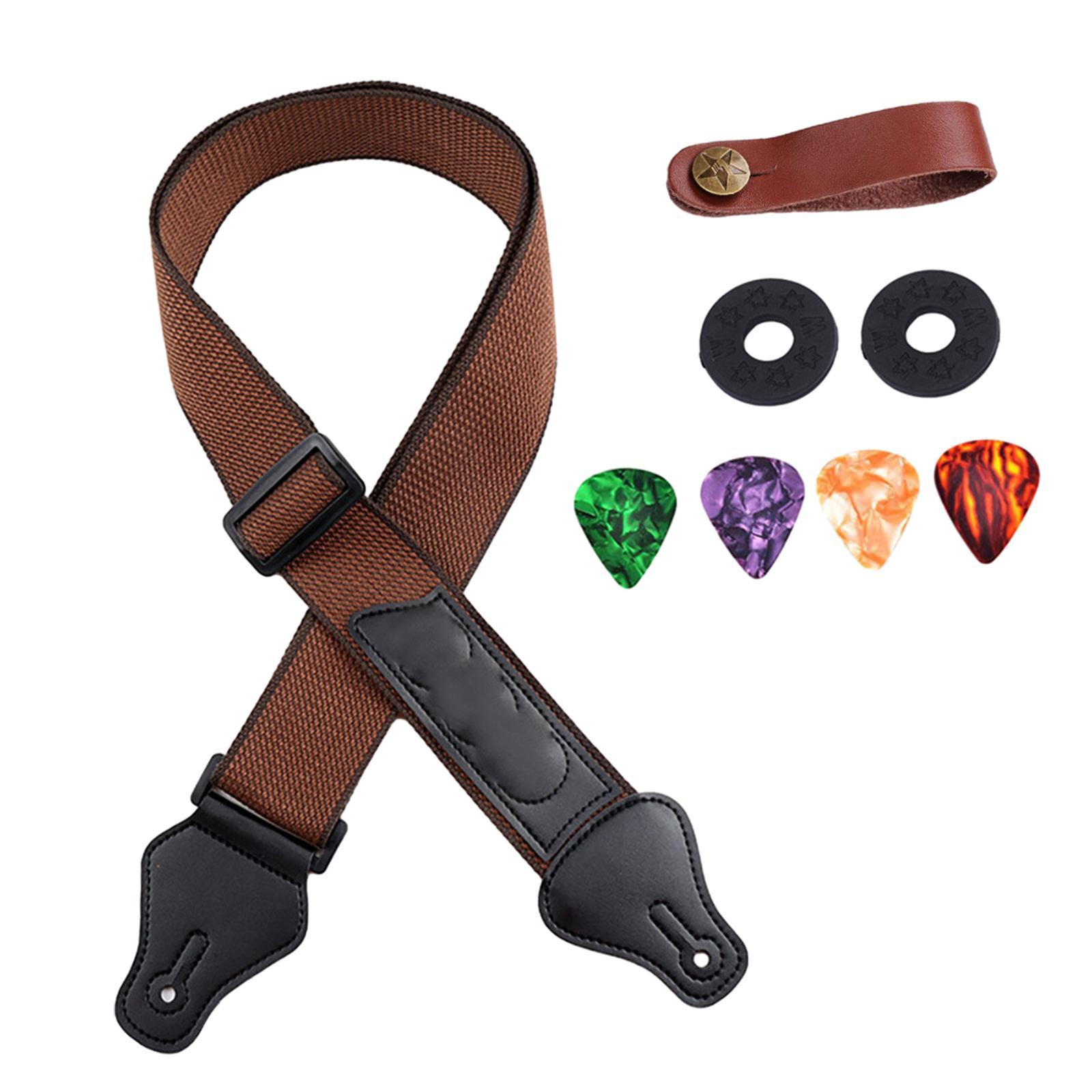 Electric Guitar Strap Guitar Strap for Acoustic Guitar Leisure Lengthened Professional for Mandolin Replacement Beginner