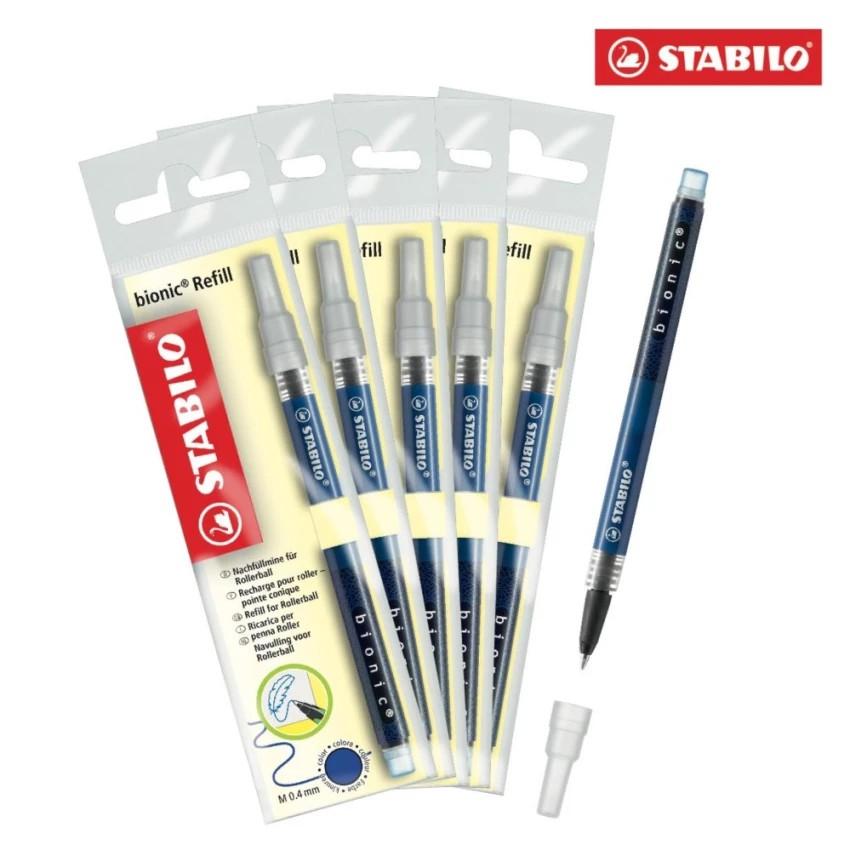Bộ 5 Ruột bút bi nước STABILO Bionic (BNCR/5)