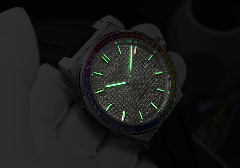 Đồng hồ nam chính hãng I&amp;W Carnival 716G-T4 hàng mới fullbox ,Kính sapphire chống xước,Chống nước 50m,Bảo hành dài hạn,Máy cơ ( Automatic),dây cao su chống nước tuyệt đối