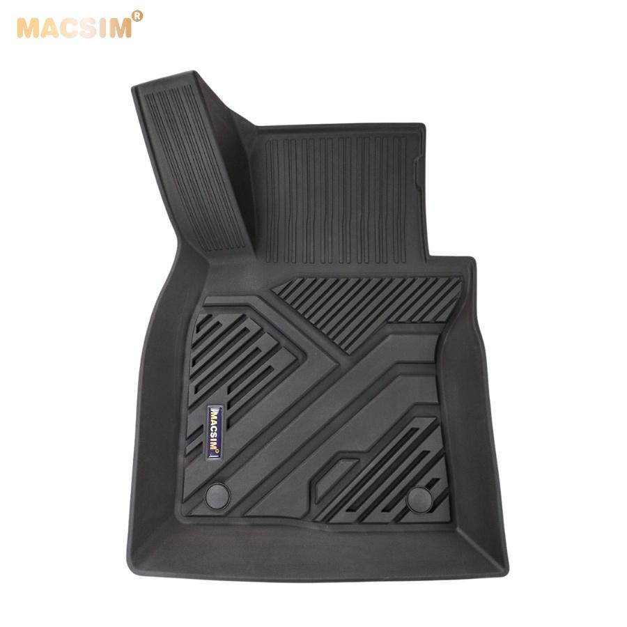 Thảm lót sàn xe ô tô MAZDA CX30 2012- đến nay Nhãn hiệu Macsim chất liệu nhựa TPE đúc khuôn cao cấp - màu đen