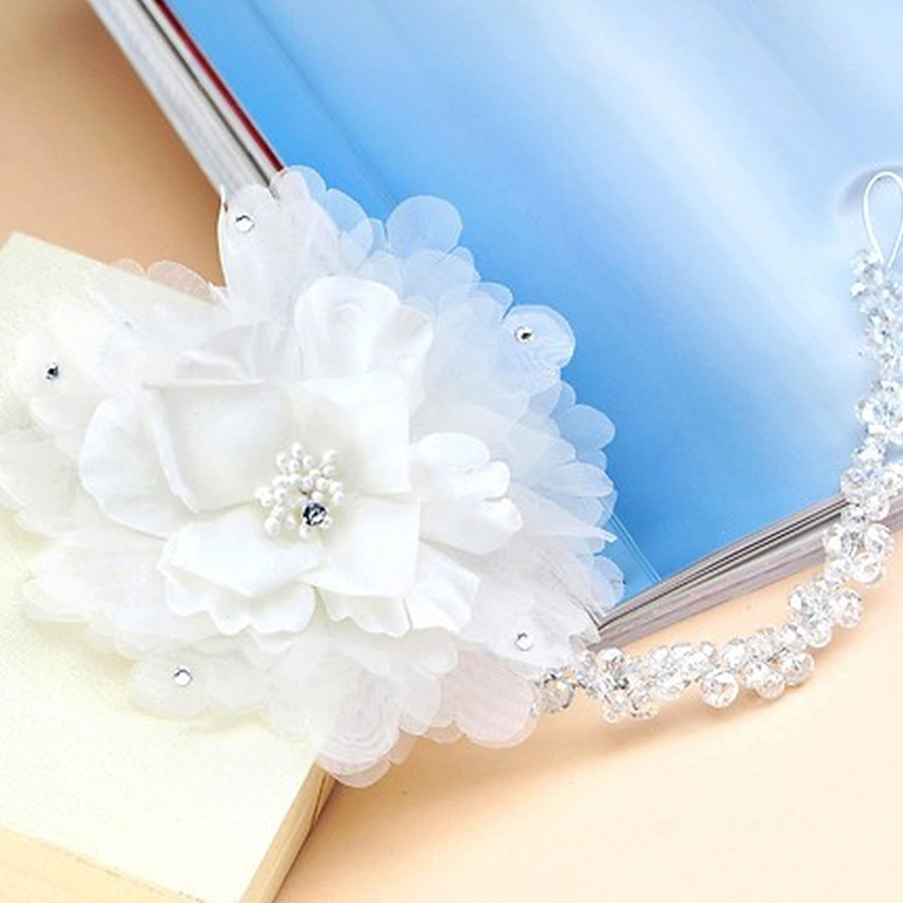 Dây Cài Tóc Hoa Vải Dây Hạt Pha Lê 80 Số 2, Thiết Kế Trẻ Trung, Nổi Bật Màu Sắc Tươi Sáng, Tạo Điểm Nhấn Phong Cách Khi Tạo Kiểu, Dễ Kết Hợp Trang Phục Trong Sự Kiện Hoặc Đi Chụp Ảnh
