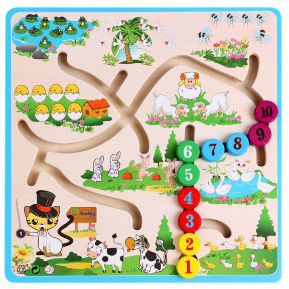 Bảng 10 Chữ Số Kéo Zic Zac - Đồ Chơi Thông Minh