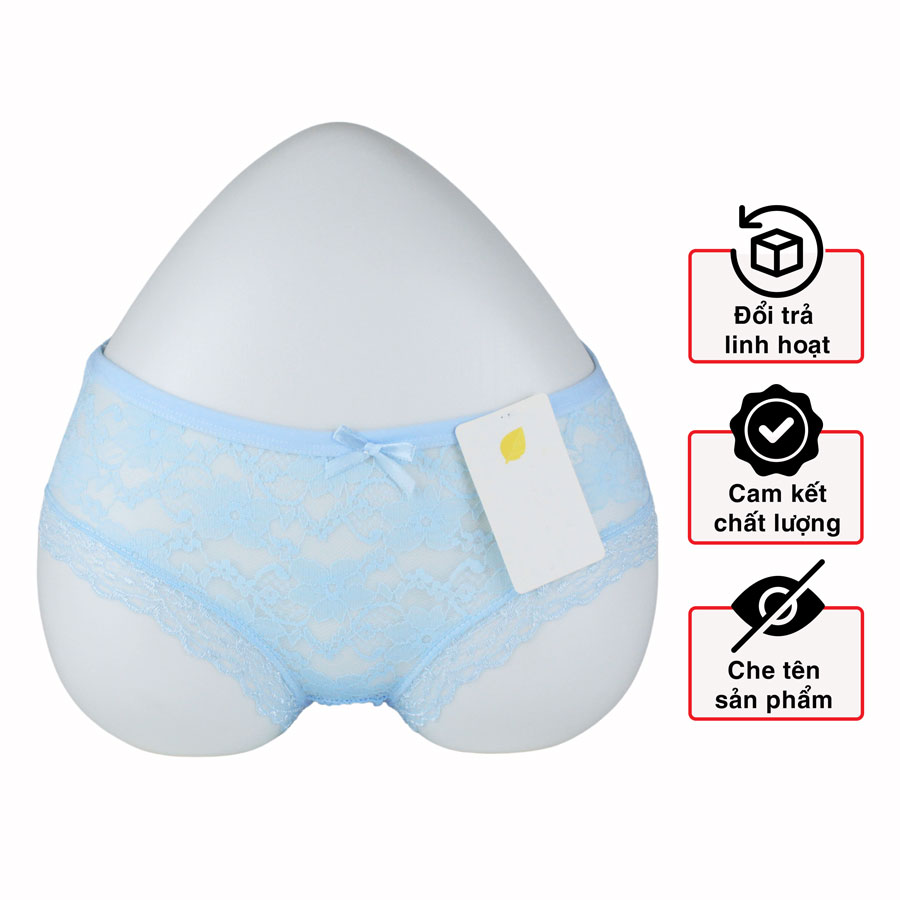 Quần lót ren nữ xuyên thấu gợi cảm cao cấp, quần lót nữ sexy chất vải ren thêu siêu nhẹ, kháng khuẩn, mềm mịn FreeSize <60kg