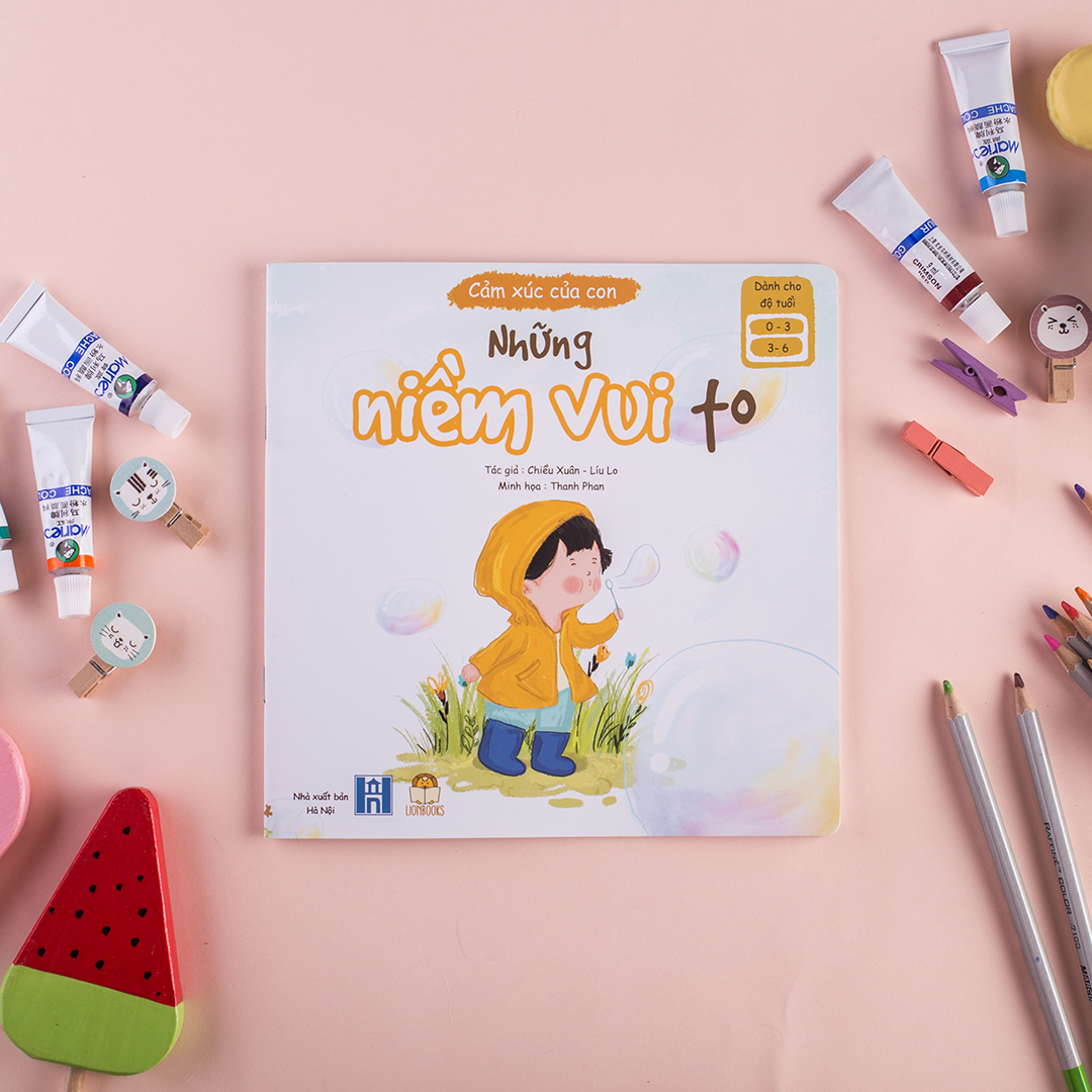 Set 4 Cuốn Cảm Xúc Của Con - Sách Đọc To Cho Bé 0-3-4-5-6 Tuổi