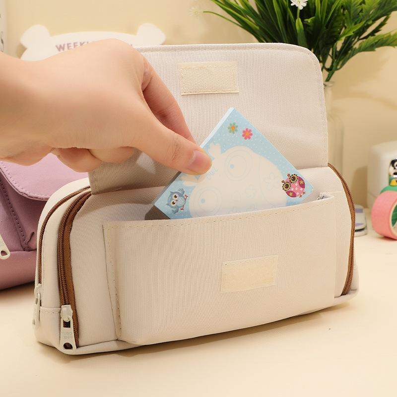 Hộp Bút Vải Đa Năng Nhiều Ngăn Có Khóa Kéo Traveler BU18