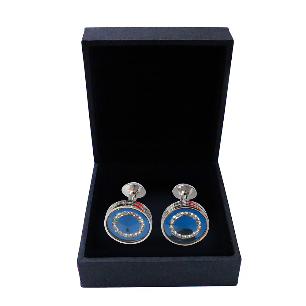 Khuy măng set, cufflinks măng set-Khuy măng set cài áo cho nam  màu trắng kim MSTK024