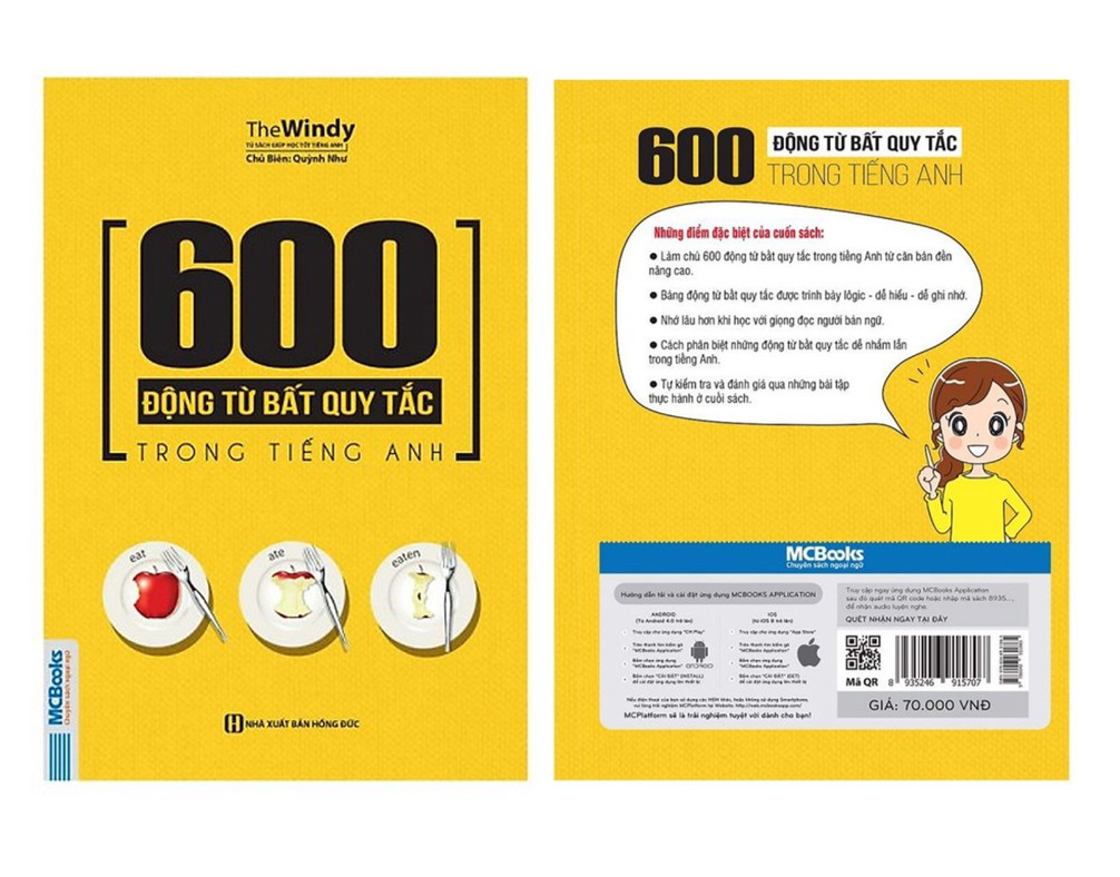 600 Động Từ Bất Quy Tắc Trong Tiếng Anh Cho Người Học Ngữ Pháp Căn Bản - Bản Quyền